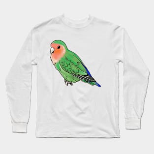 Peach-faced Lovebird Long Sleeve T-Shirt